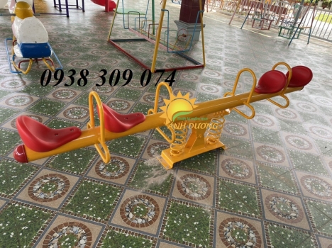 Bập bênh đòn ngoài trời 2 ghế, 4 ghế dành cho bé