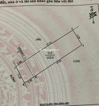 Bán đất mặt đường Kim Khánh Xã Nghi Ân Thành phố Vinh