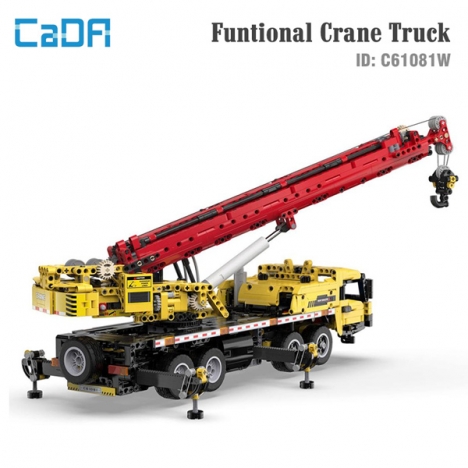 BỘ LẮP RÁP MÔ HÌNH XE CẨU FUNCITIONAL CRANE TRUCK - CADA C61081W