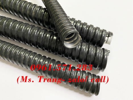 Ống kẽm đàn hồi bọc nhựa màu đen phi D25