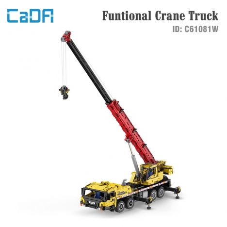 BỘ LẮP RÁP MÔ HÌNH XE CẨU FUNCITIONAL CRANE TRUCK - CADA C61081W