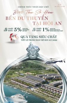 * Cần bán lô góc Ngã Tư, cạnh vườn rau Trà Quế, cách bến du thuyền Hội An chỉ 20 bước chân.