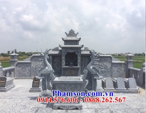 987 lăng thờ chung khu lăng mộ bằng đá cao cấp