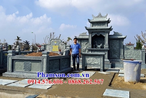 4178 Báo giá khu lăng mộ bằng đá ninh bình thiết kế đẹ