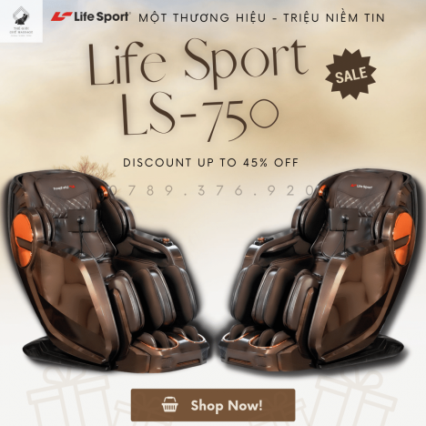 SIÊU PHẨM GHẾ MASSAGE LIFE SPORT LS-750 ĐÃ CẬP BẾN TỔNG KHO LIFE SPORT 525 GIẢI PHÓNG