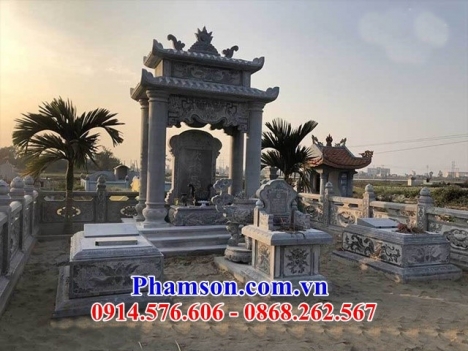 987 lăng thờ chung khu lăng mộ bằng đá cao cấp