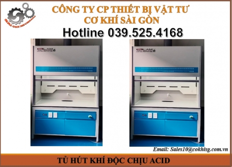 Tủ Hút Khí Độc Chịu Acid