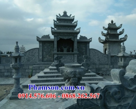 4178 Báo giá khu lăng mộ bằng đá ninh bình thiết kế đẹ