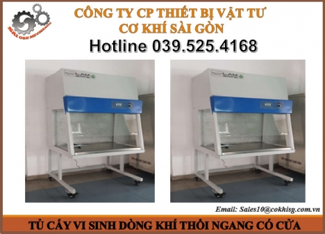 Tủ Cấy Vi Sinh Dòng Khí Thổi Ngang Có Cửa