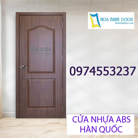 Cửa nhựa ABS tại Quận 2 | Cửa nhựa phòng ngủ cao cấp Hoabinhdoor