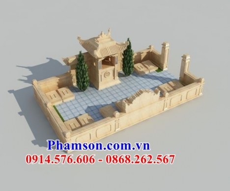 4178 Báo giá khu lăng mộ bằng đá ninh bình thiết kế đẹ