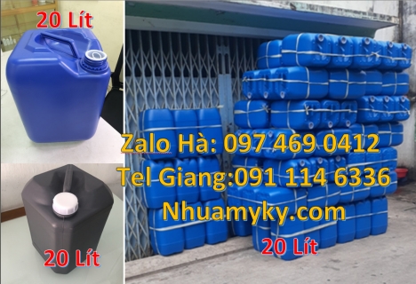can nhựa 30 lít đựng thực phẩm, can nhựa 30 lít dẹp đựng axit, can 25l đựng tinh dầu, can nhựa mới