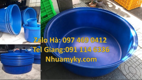 Thùng nhựa tròn đựng hàng hóa, Thùng chữ nhật 1000 lít, thùng nhựa vuông 750 lít, thùng nhựa