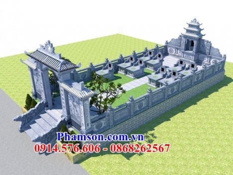 5874 Mẫu tường rào đá lăng mộ đẹp