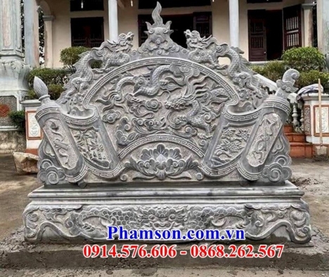 358 Mẫu cuốn thư lăng mộ đá đẹp