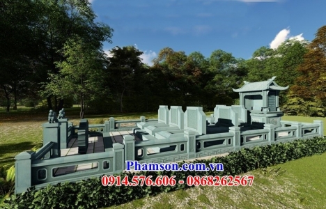 5874 Mẫu tường rào đá lăng mộ đẹp