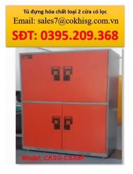 TỦ ĐỰNG HÓA CHẤT LOẠI 2 CỬA CÓ LỌC
