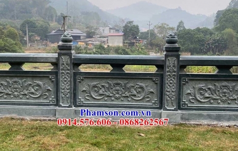 6584  tường rào lan can khu nhà mồ bằng đá đẹp