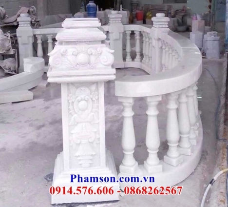 6584  tường rào lan can khu nhà mồ bằng đá đẹp