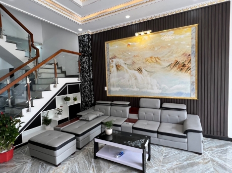 Bán Nhà 2 lầu 1 Trệt - Tân Cổ Điển Siêu Đẹp - Tặng Full Nội Thất