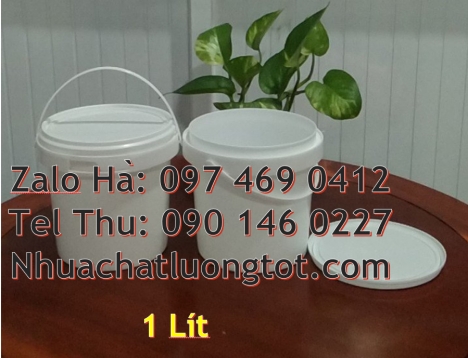 Thùng nhựa 5 lít, xô nhựa 22 lít, Xô nhựa 22 lít đựng phân bón, Vỏ thùng sơn 10 lít, Thùng nhựa