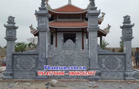 1245 Kiểu cổng đá nghĩa trang đẹp