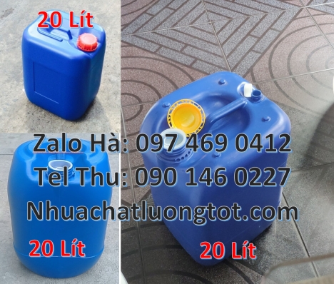 can 30l đựng thuốc thú y, can hdpe, Can 30l vuông xanh, can 25l vuông, can 20l giá rẻ, can 25l giá r
