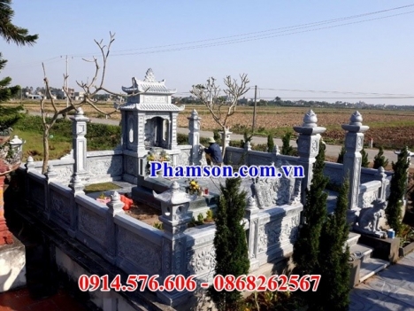 6584  tường rào lan can khu nhà mồ bằng đá đẹp