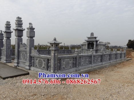 5874 Mẫu tường rào đá lăng mộ đẹp