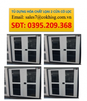 TỦ ĐỰNG HÓA CHẤT LOẠI 2 CỬA CÓ LỌC.