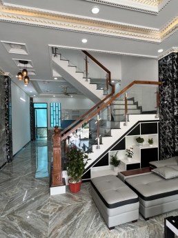 Bán Nhà 2 lầu 1 Trệt - Tân Cổ Điển Siêu Đẹp - Tặng Full Nội Thất