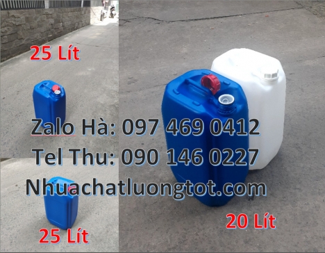 can 30l đựng thuốc thú y, can hdpe, Can 30l vuông xanh, can 25l vuông, can 20l giá rẻ, can 25l giá r