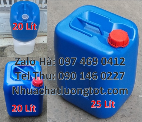 can 30l đựng thuốc thú y, can hdpe, Can 30l vuông xanh, can 25l vuông, can 20l giá rẻ, can 25l giá r