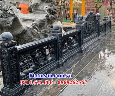 6584  tường rào lan can khu nhà mồ bằng đá đẹp
