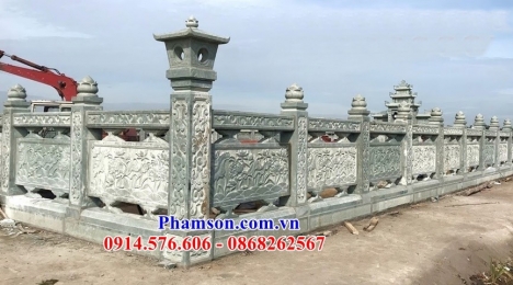 5874 Mẫu tường rào đá lăng mộ đẹp