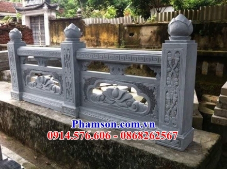 5874 Mẫu tường rào đá lăng mộ đẹp