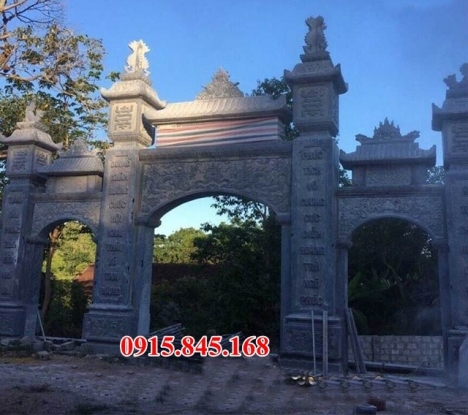 333 Cổng đá ninh bình đẹp – mẫu cổng từ đường