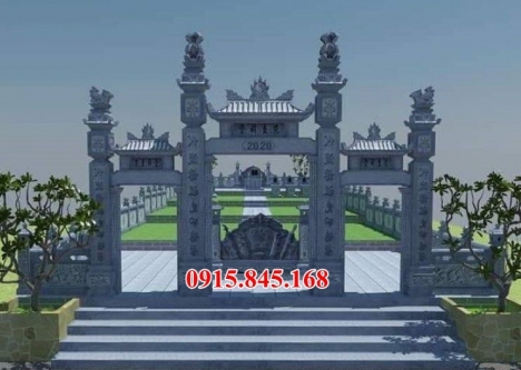 333 Cổng đá ninh bình đẹp – mẫu cổng từ đường