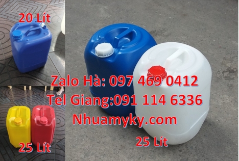 can 20l giá rẻ, can 25l xanh, Can cao cấp, Can 20l đựng axit, can 25l đựng tinh dầu, can 30l đựng th