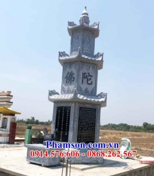 0033+ Mộ đá lục bát giác thờ tro cốt – lâm đồng