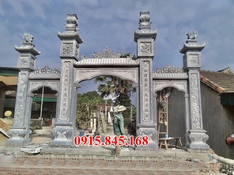 333 Cổng đá ninh bình đẹp – mẫu cổng từ đường