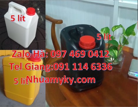 Can nhựa 5l vuông đựng phân bón. Can gia sỉ, Can 1 lít đựng axit, Can 1l quay, can 2l vòi nhấn, can