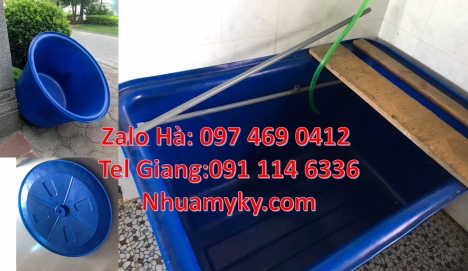thùng đựng hạt nhựa Thùng chữ nhật, Thùng nhựa 1700 lít, thùng nhựa chữ nhật 1250 lít, Thau