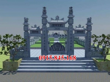 333 Cổng đá ninh bình đẹp – mẫu cổng từ đường