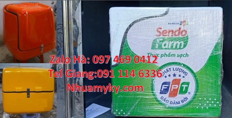 Giá thùng nhựa giao hàng, Thùng giữ nhiệt xe máy, Thùng giao hàng, thùng vận chuyển hàng online, Thù