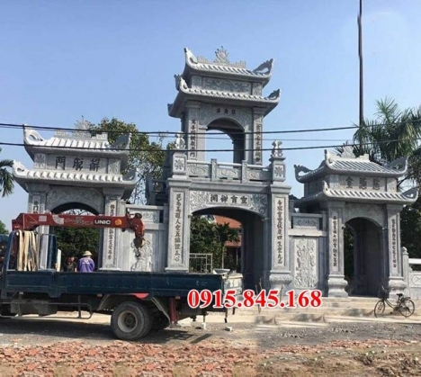 333 Cổng đá ninh bình đẹp – mẫu cổng từ đường