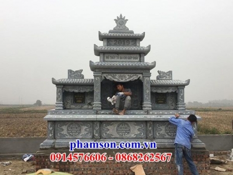 lăng mộ ba mái đá xanh đẹp – bình dương 0080