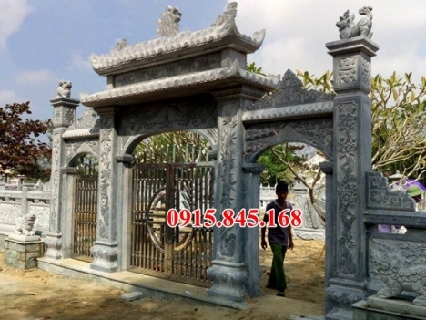 333 Cổng đá ninh bình đẹp – mẫu cổng từ đường