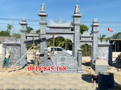 333 Cổng đá ninh bình đẹp – mẫu cổng từ đường