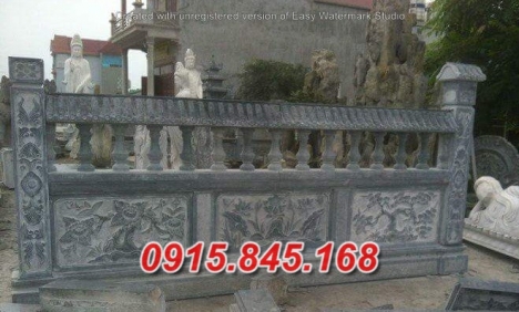 9755 Lan can tường bao hàng rào đá